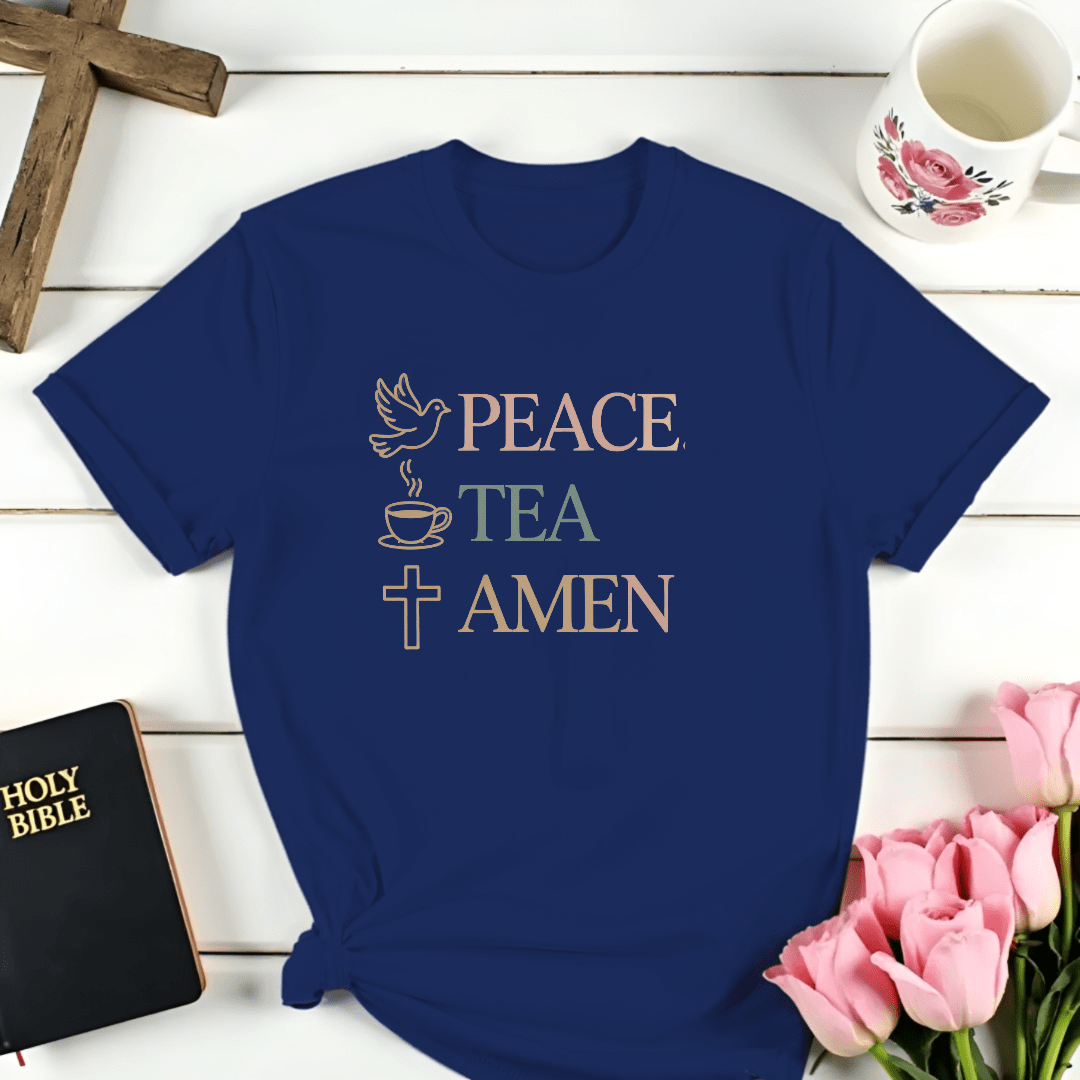 Peace Tea Amen Checklist T-Shirt