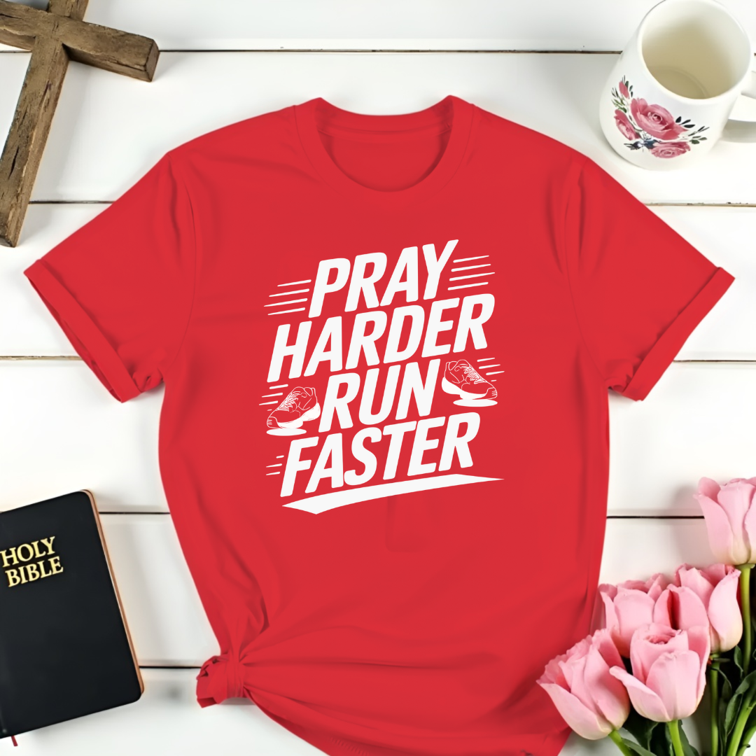 Pray Harder Run Faster T-Shirt