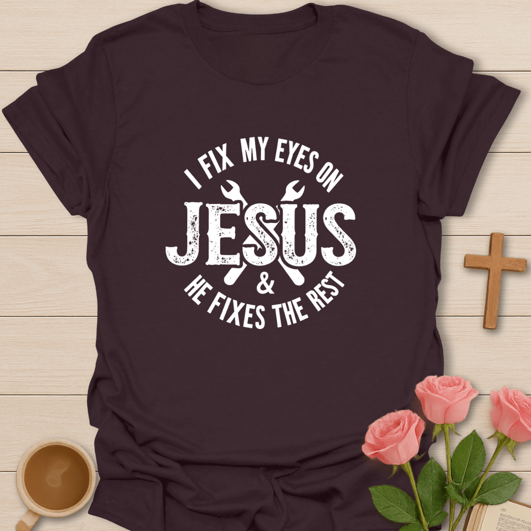 Jesus Fixes T-Shirt - Kozzy Co Dark Chocolate / S
