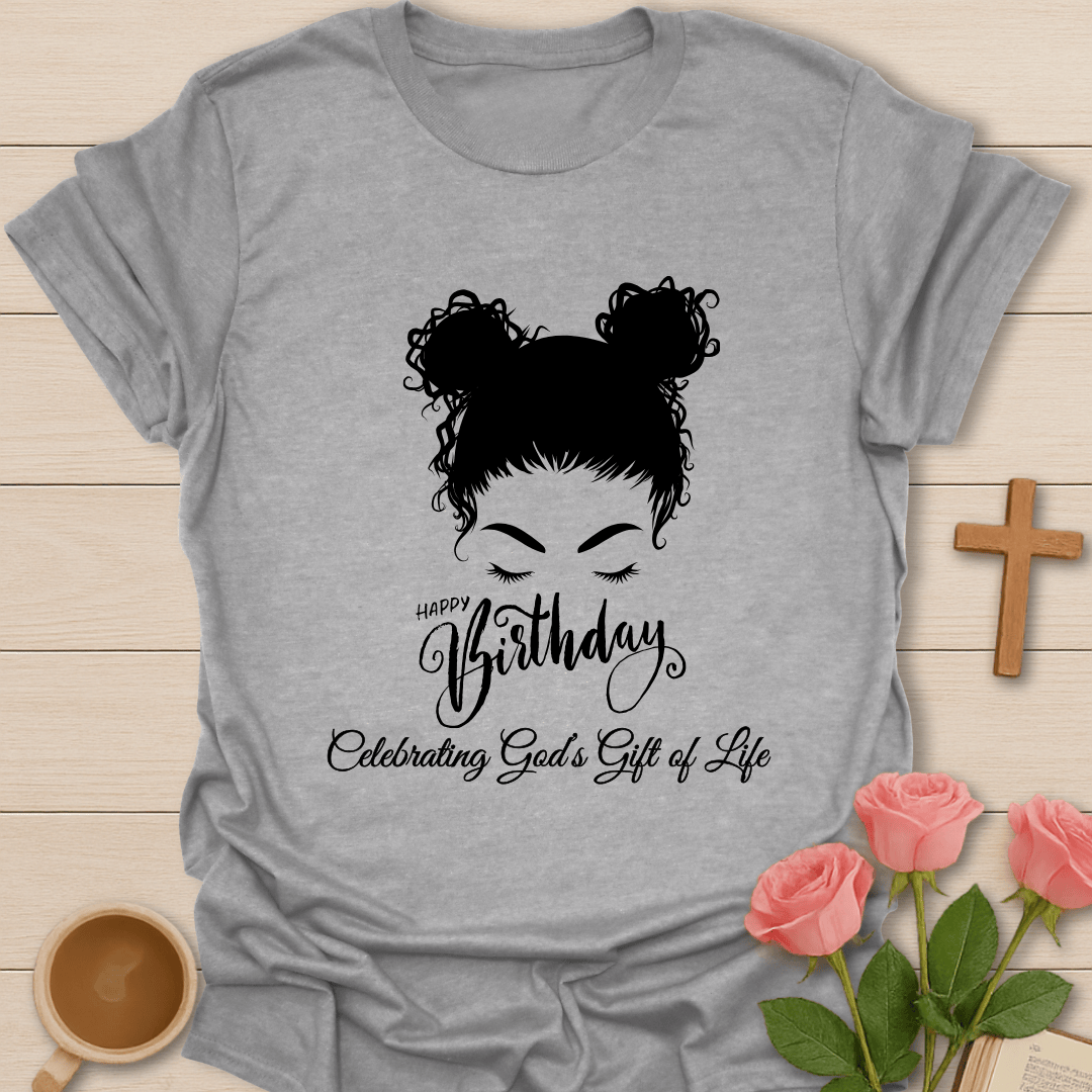 Celebrating Life T-Shirt - Kozzy Co Sport Grey / S