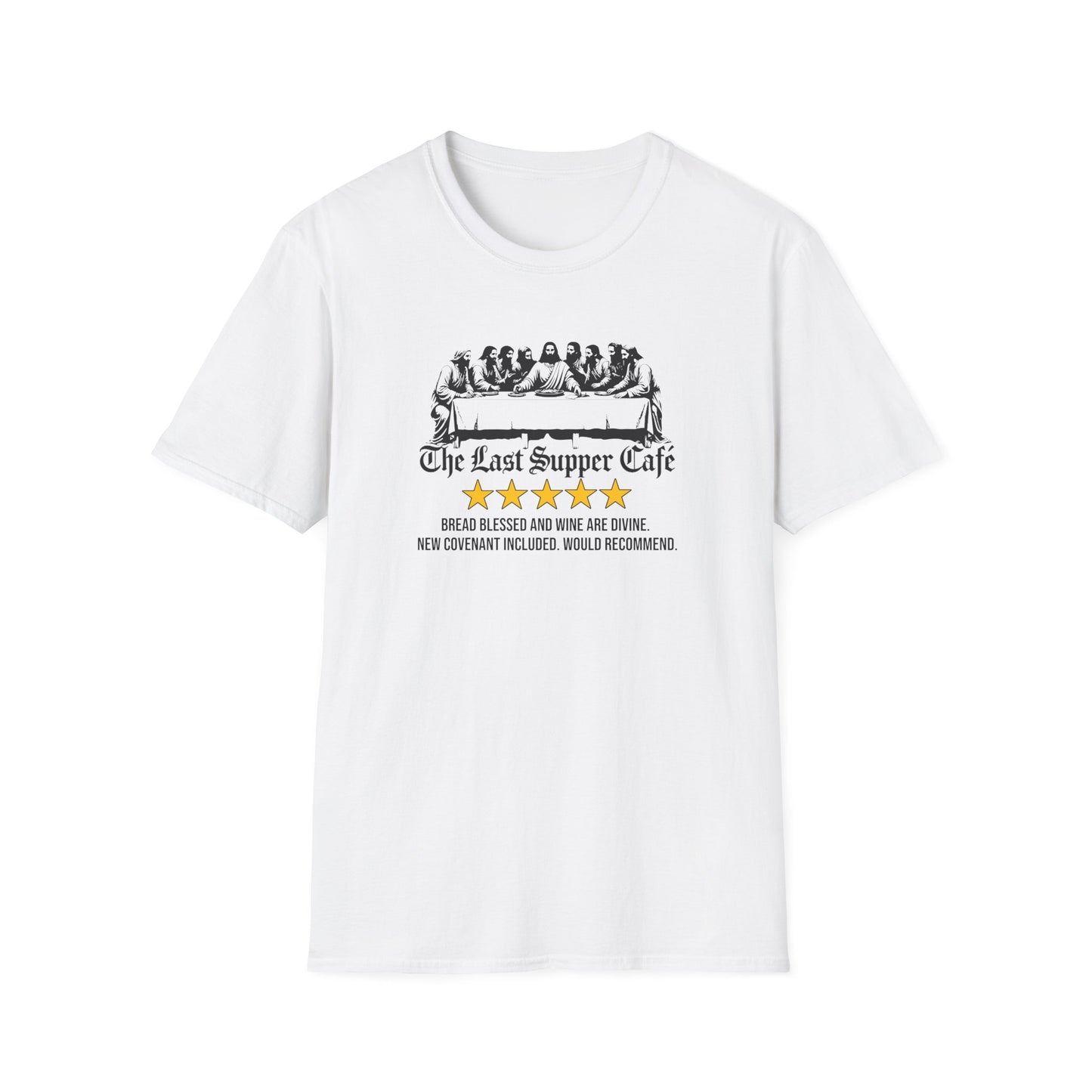 The Last Supper Cafe Review T-Shirt