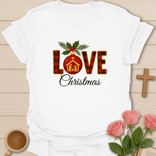 Love Christmas Nativity T-Shirt