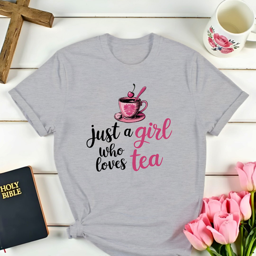 Girl Who Loves Tea T-Shirt