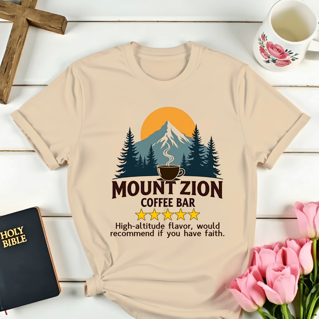 Mt. Zion Coffee Bar Review T-Shirt - Kozzy Co