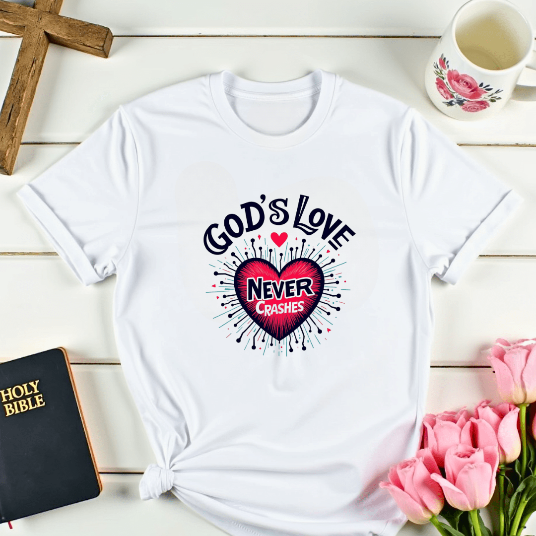 God's Love Never Crashes T-Shirt