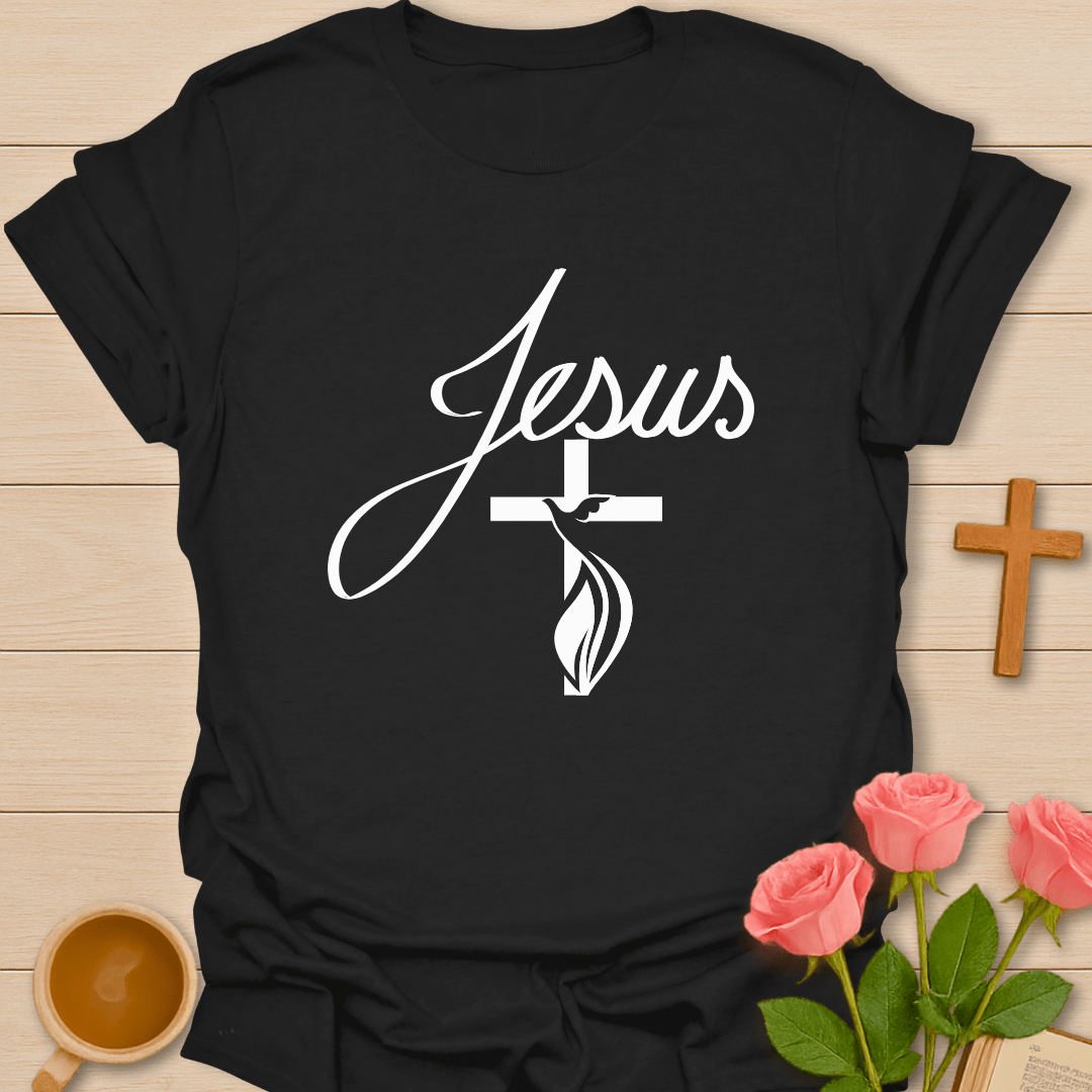 Dove Cross & Jesus T-Shirt
