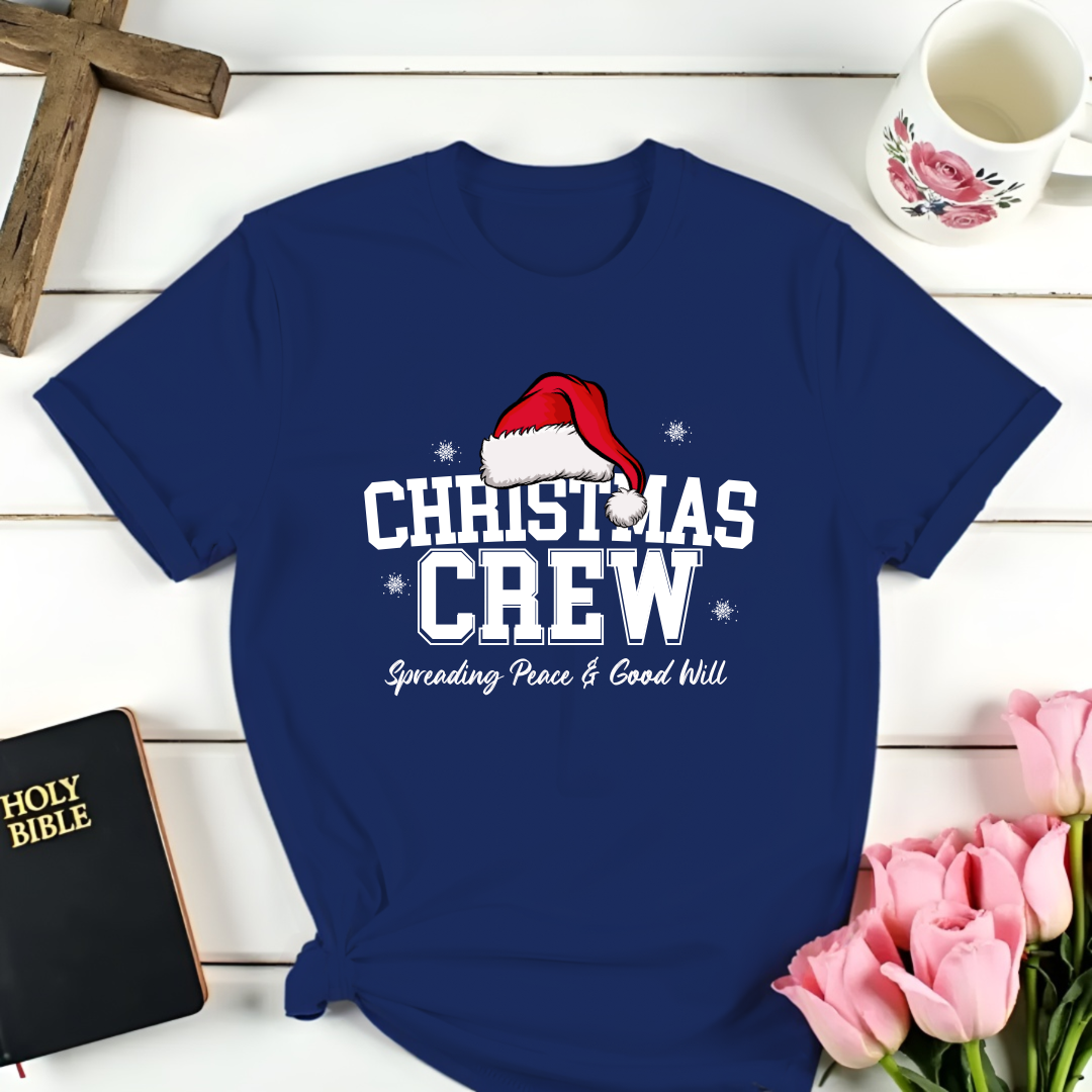Christmas Crew Peace T-Shirt