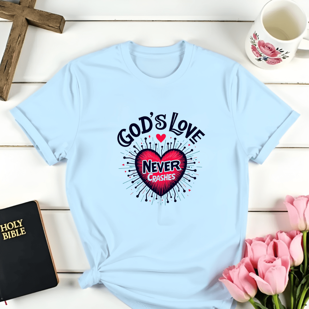 God's Love Never Crashes T-Shirt