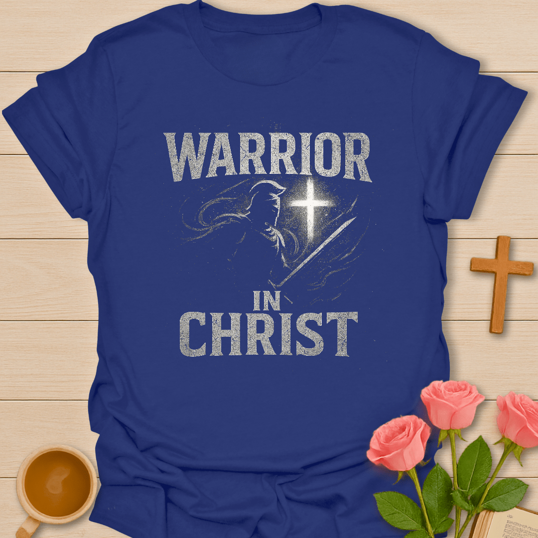 Warrior In Christ T-Shirt - Kozzy Co Navy / S