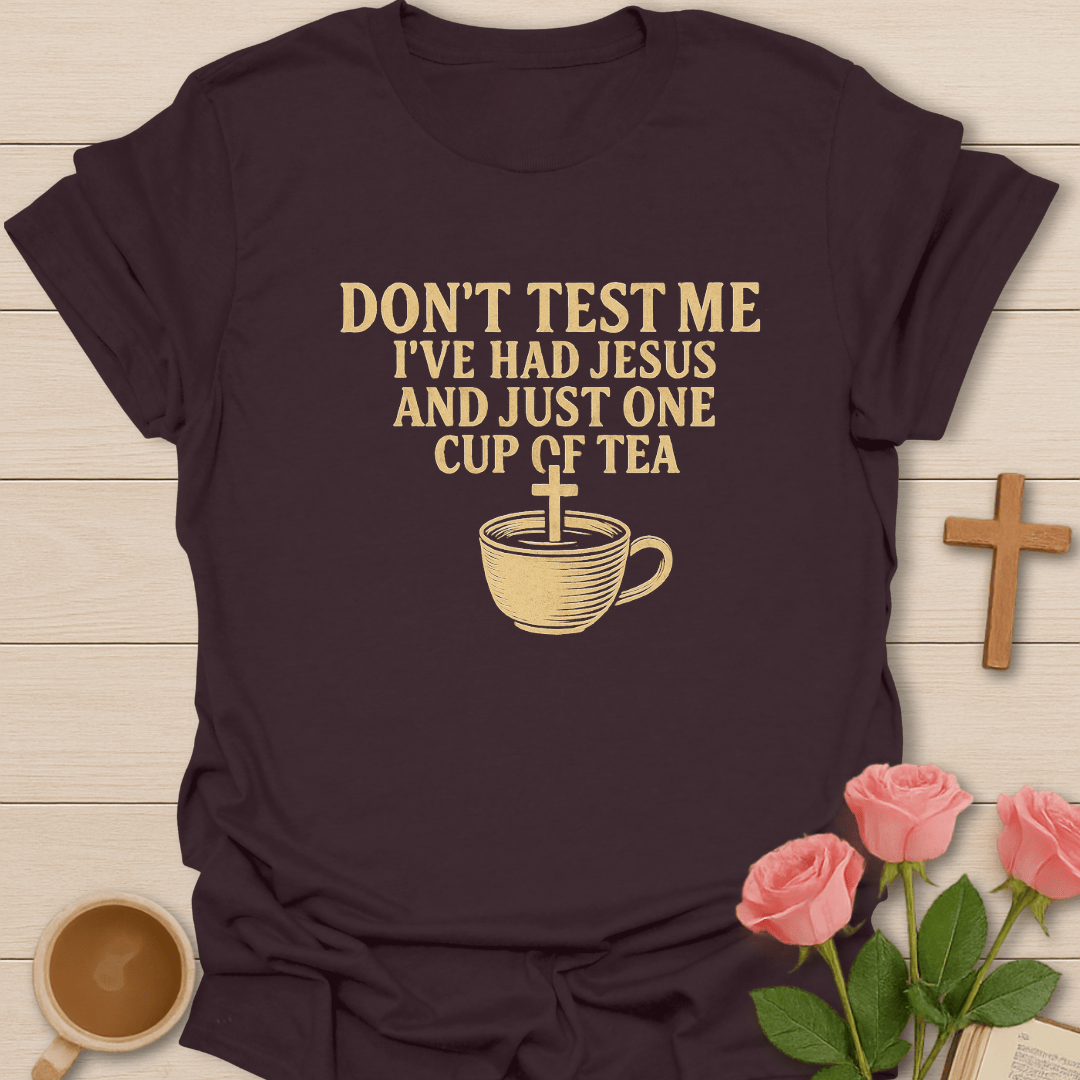 Jesus And A Cup Of Tea T-Shirt
