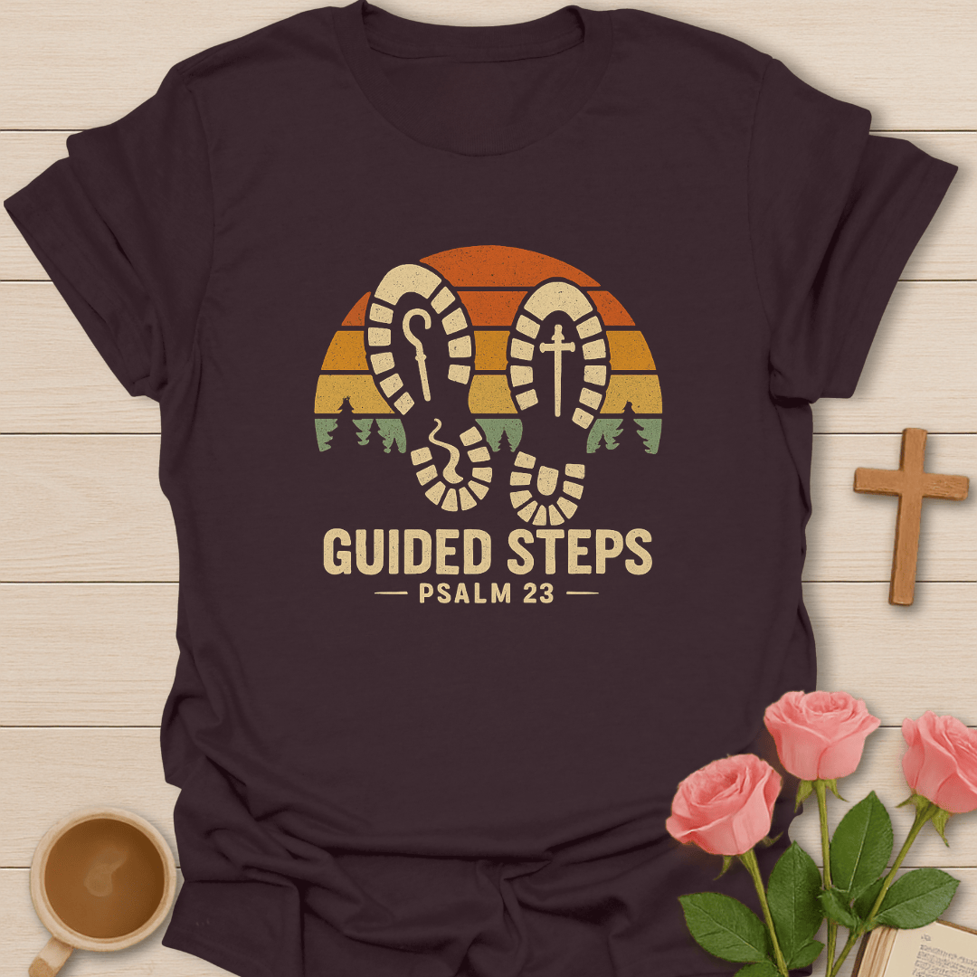 Guided Steps T-Shirt - Kozzy Co Dark Chocolate / S