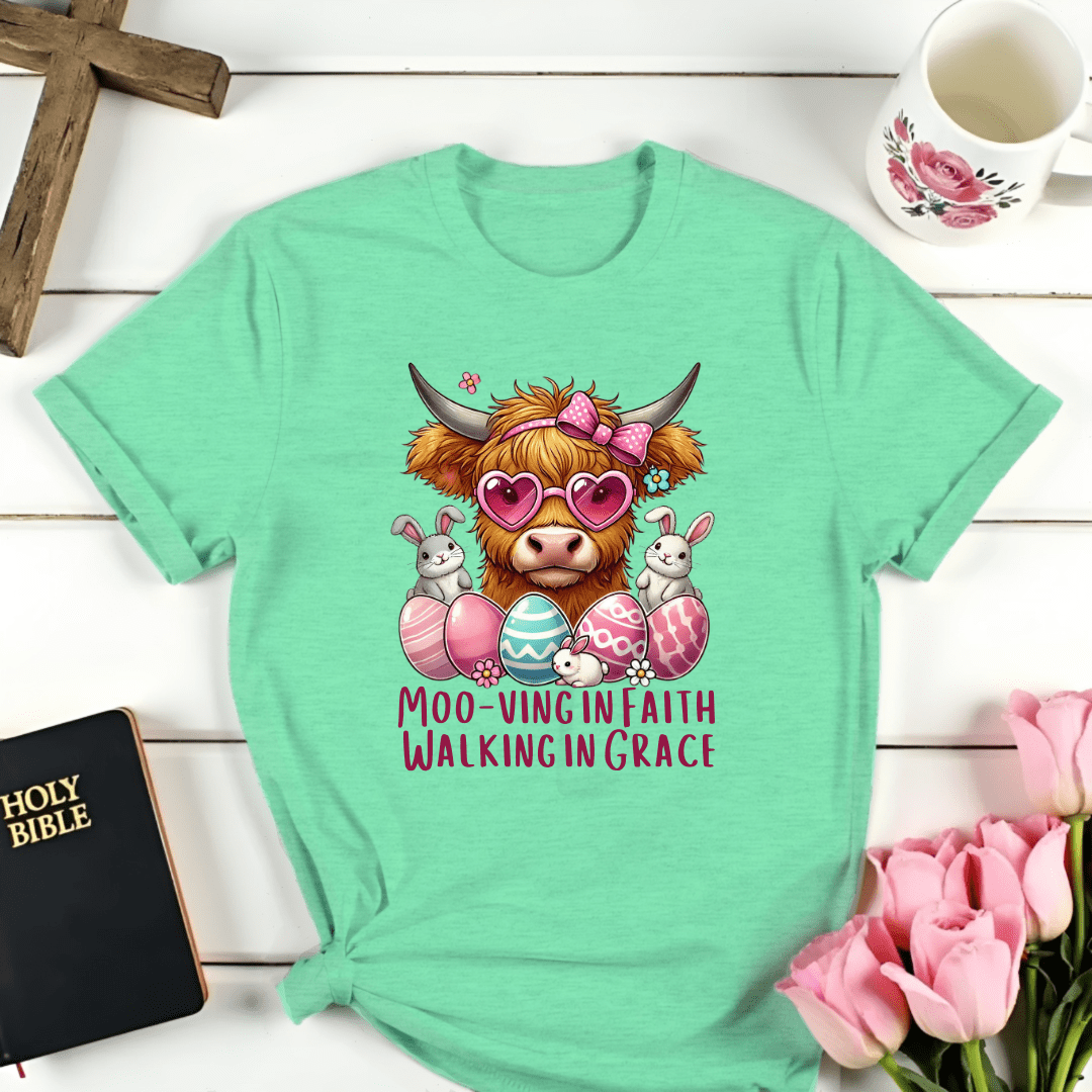 MOO-Ving In Faith T-Shirt