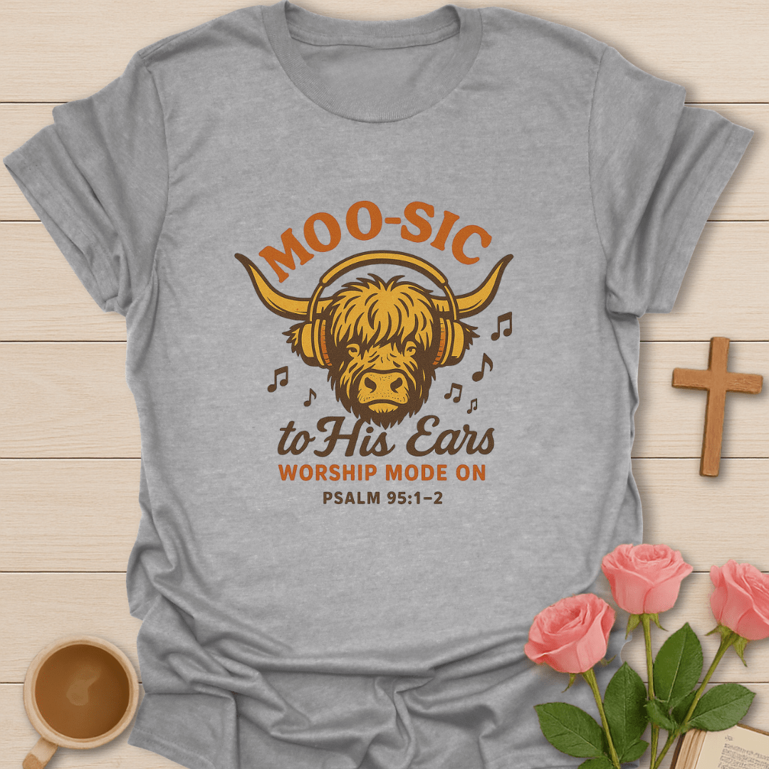 Moo-sic To HIS Ear T-Shirt