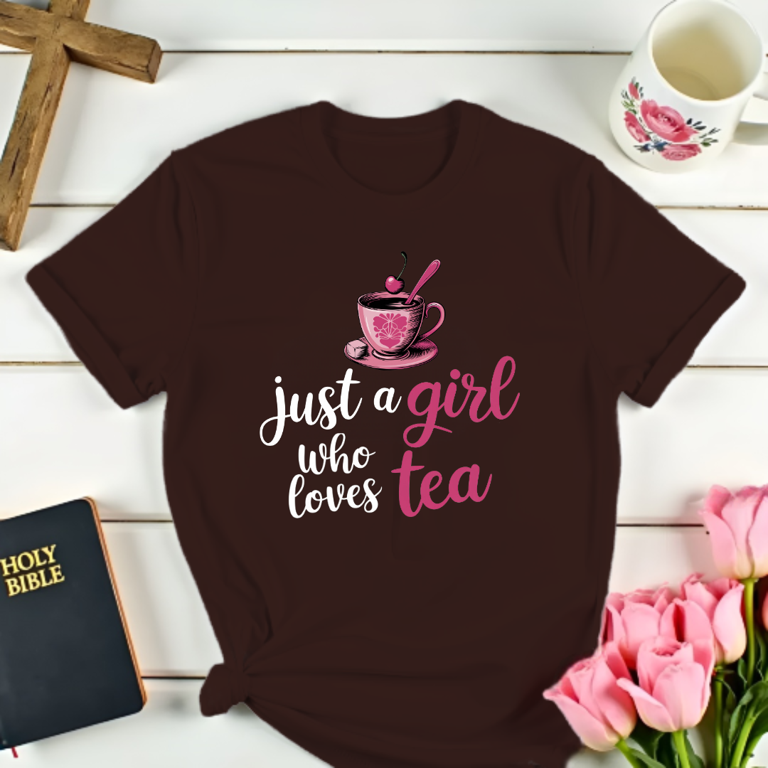 Girl Who Loves Tea T-Shirt