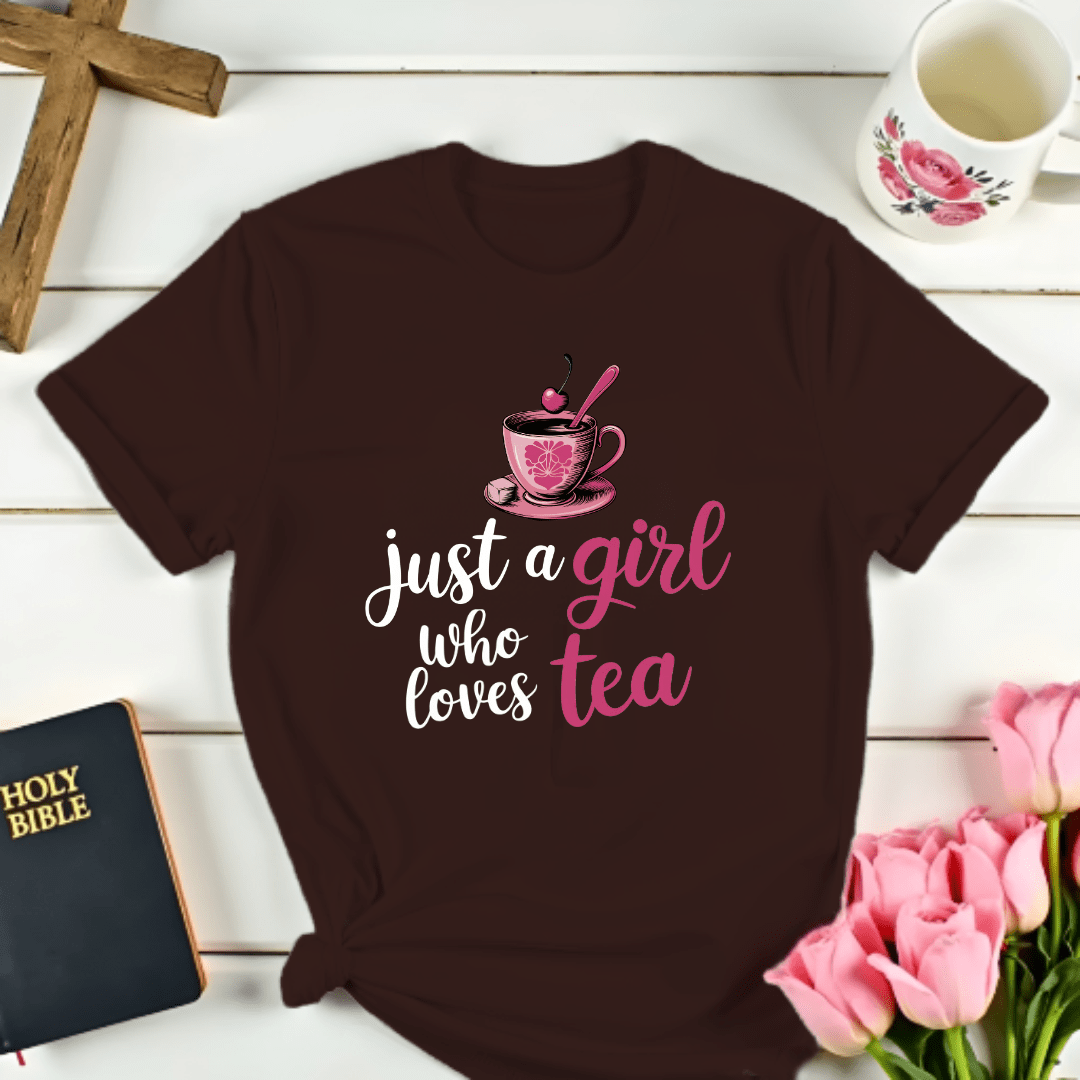 Girl Who Loves Tea T-Shirt - Kozzy Co