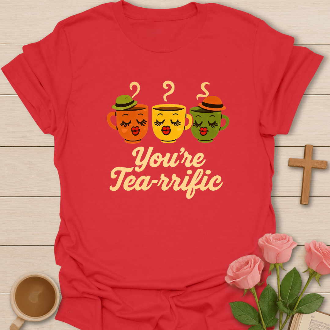 Your Tea-rrefic T-Shirt - Kozzy Co Red / S
