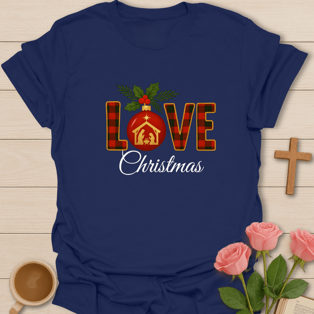 Love Christmas Nativity T-Shirt