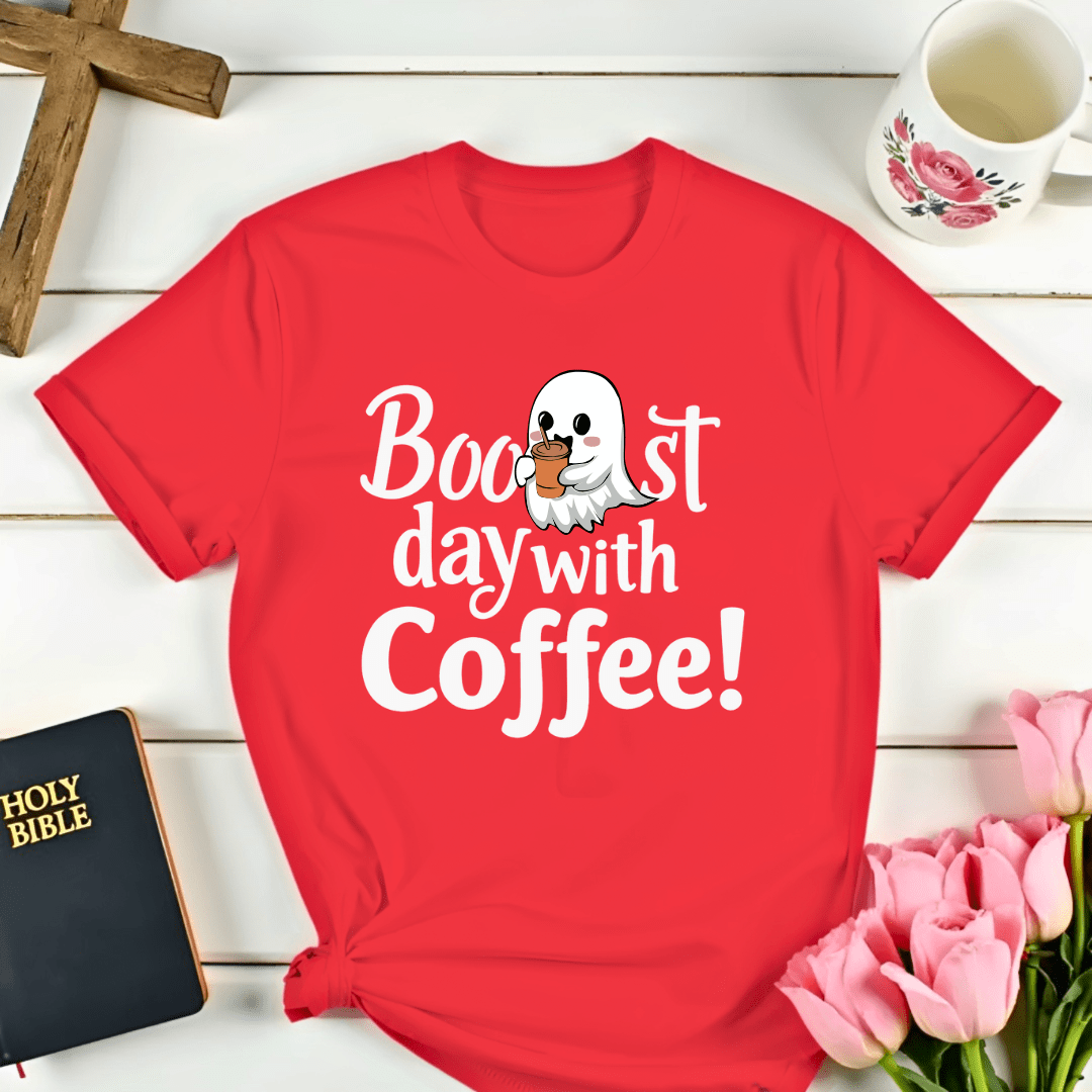 Coffee Boo..st Day T-Shirt - Kozzy Co