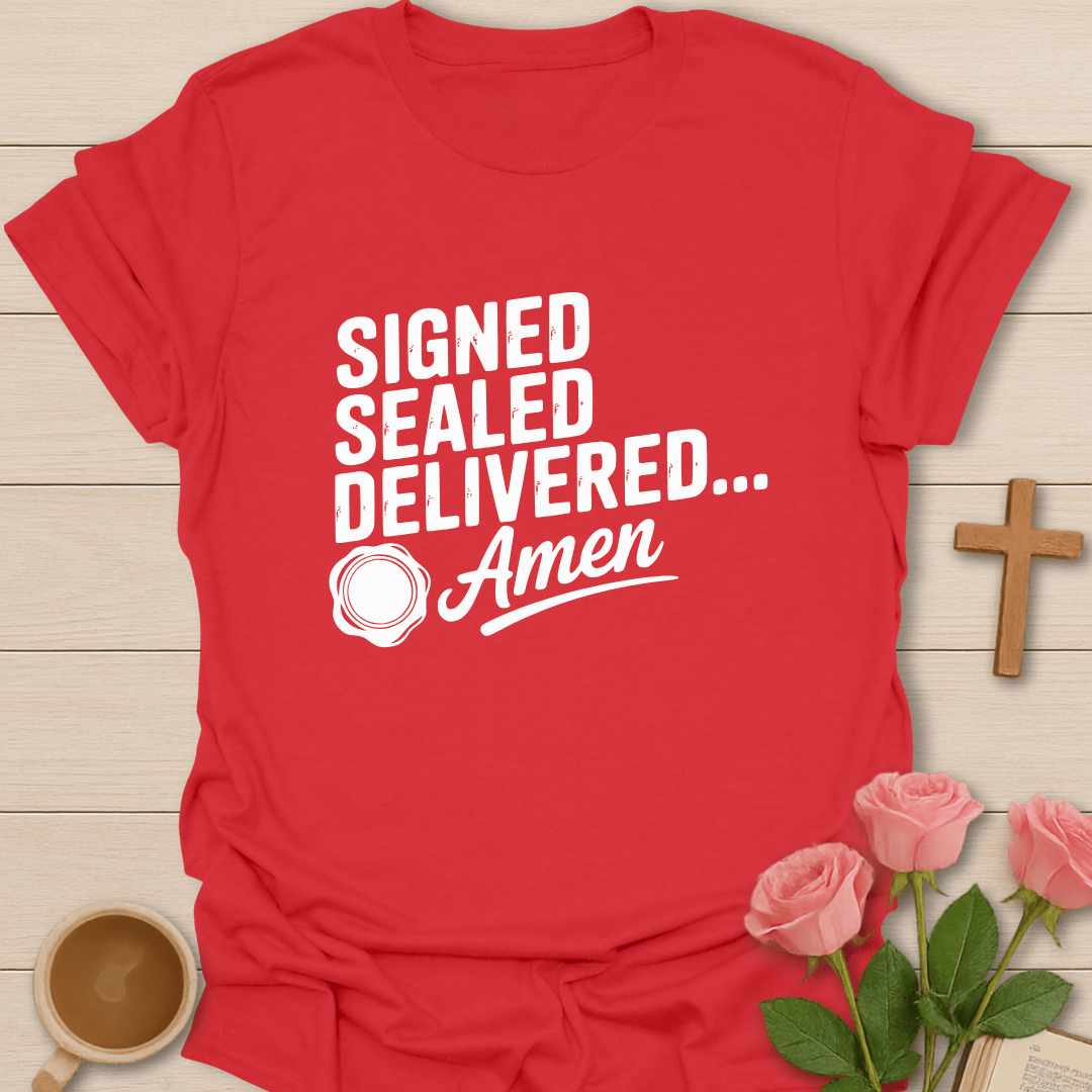 Amen Sealed T-Shirt - Kozzy Co Red / S