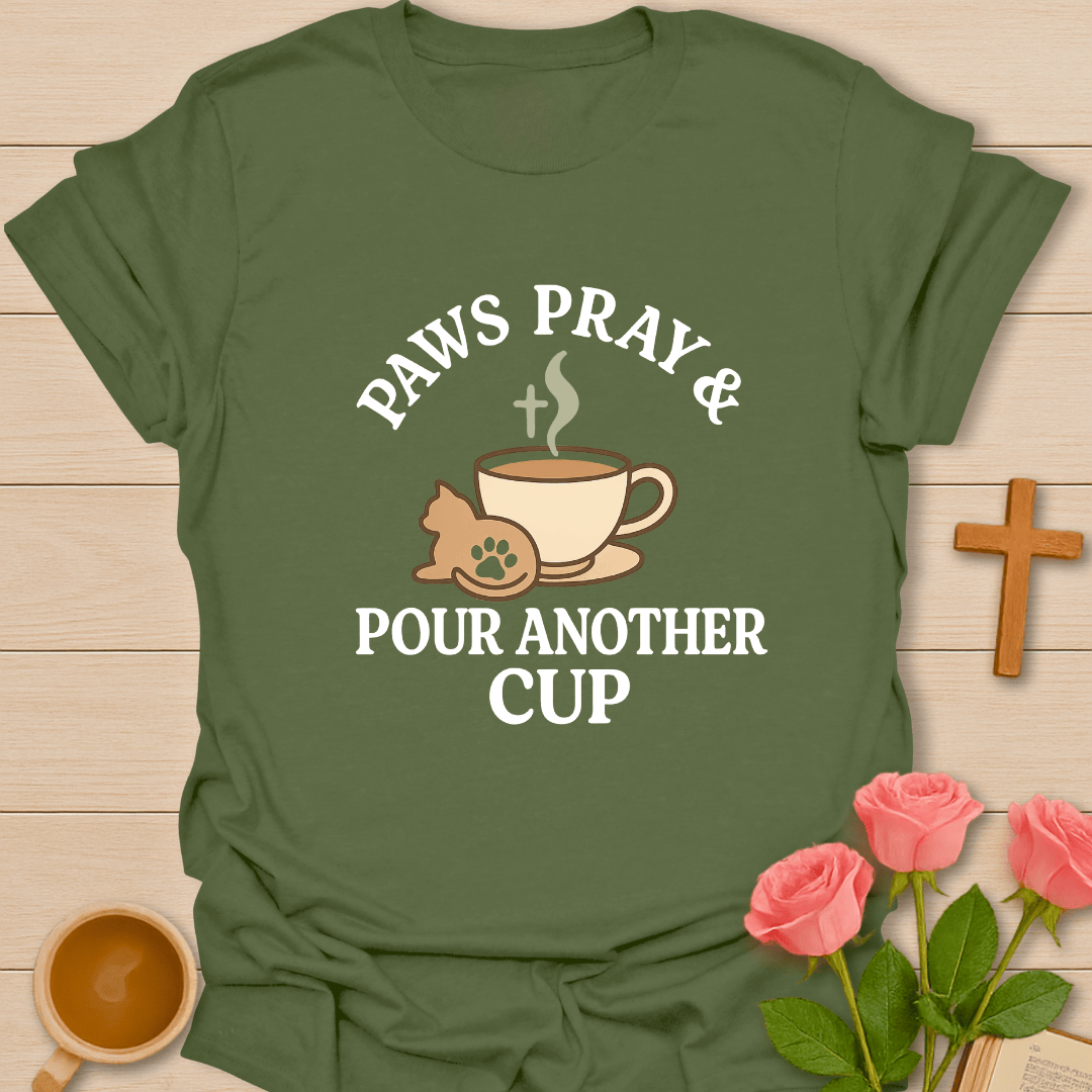Paws Pray Pour T-Shirt