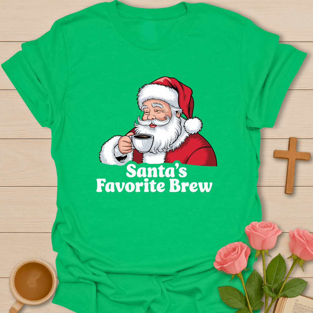 Santa's Brew Christmas T-Shirt