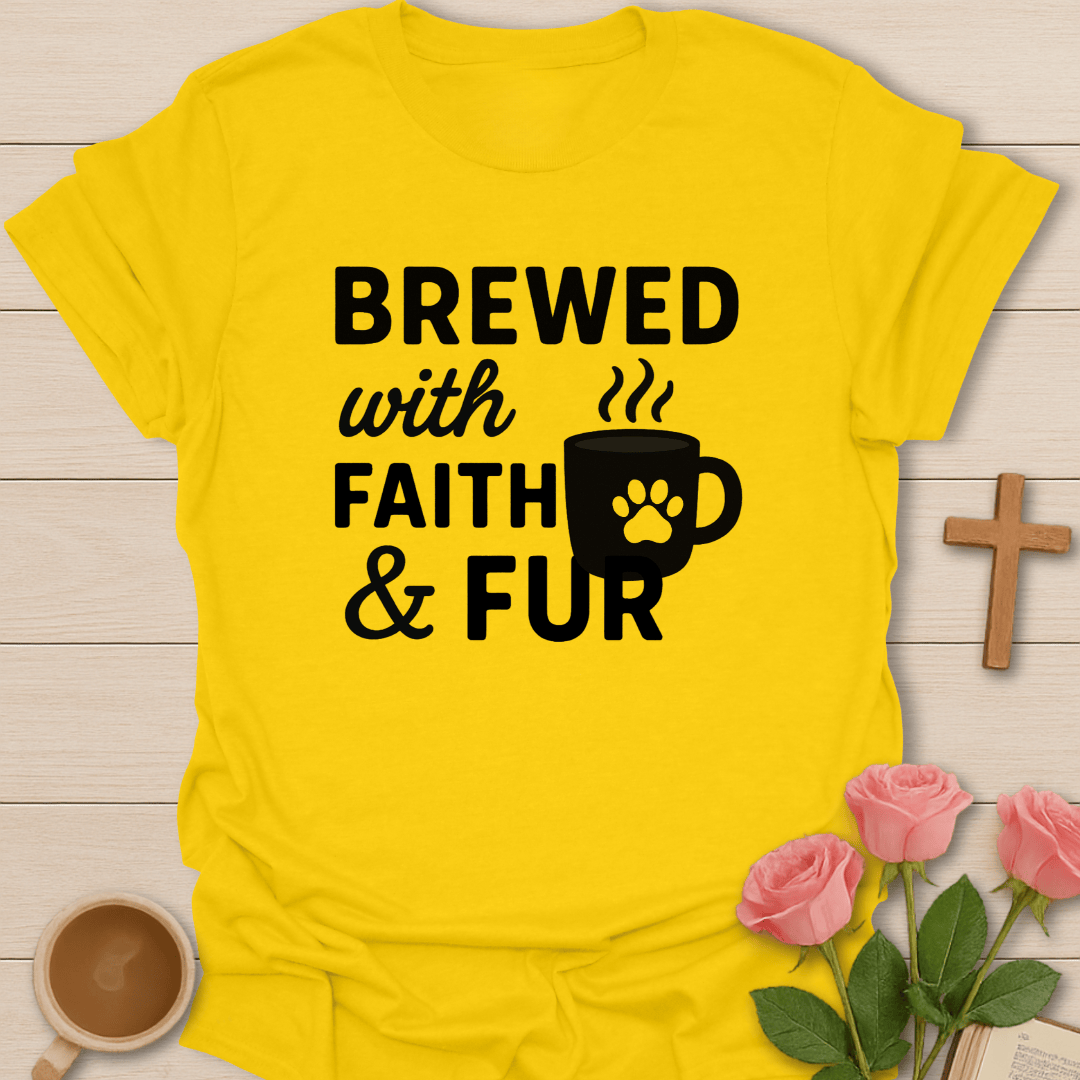 Brewed Fur & Faith T-Shirt