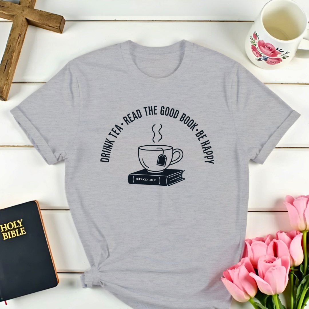 Drink & Read The Good Book T-Shirt