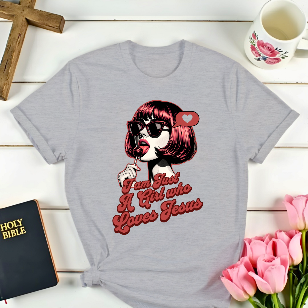 Lollipop Girl For Jesus T-Shirt