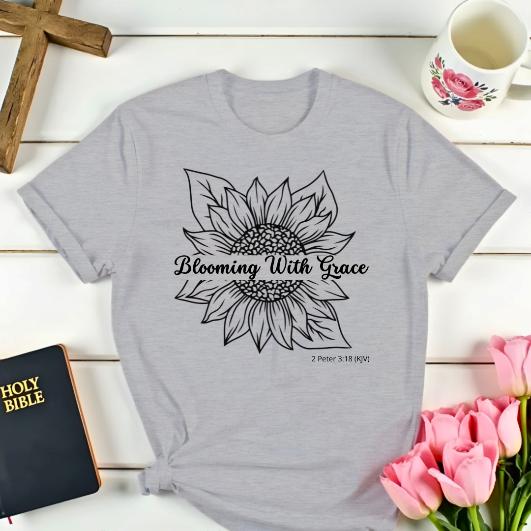 Blooming Sunflower T-Shirt Kozzyco