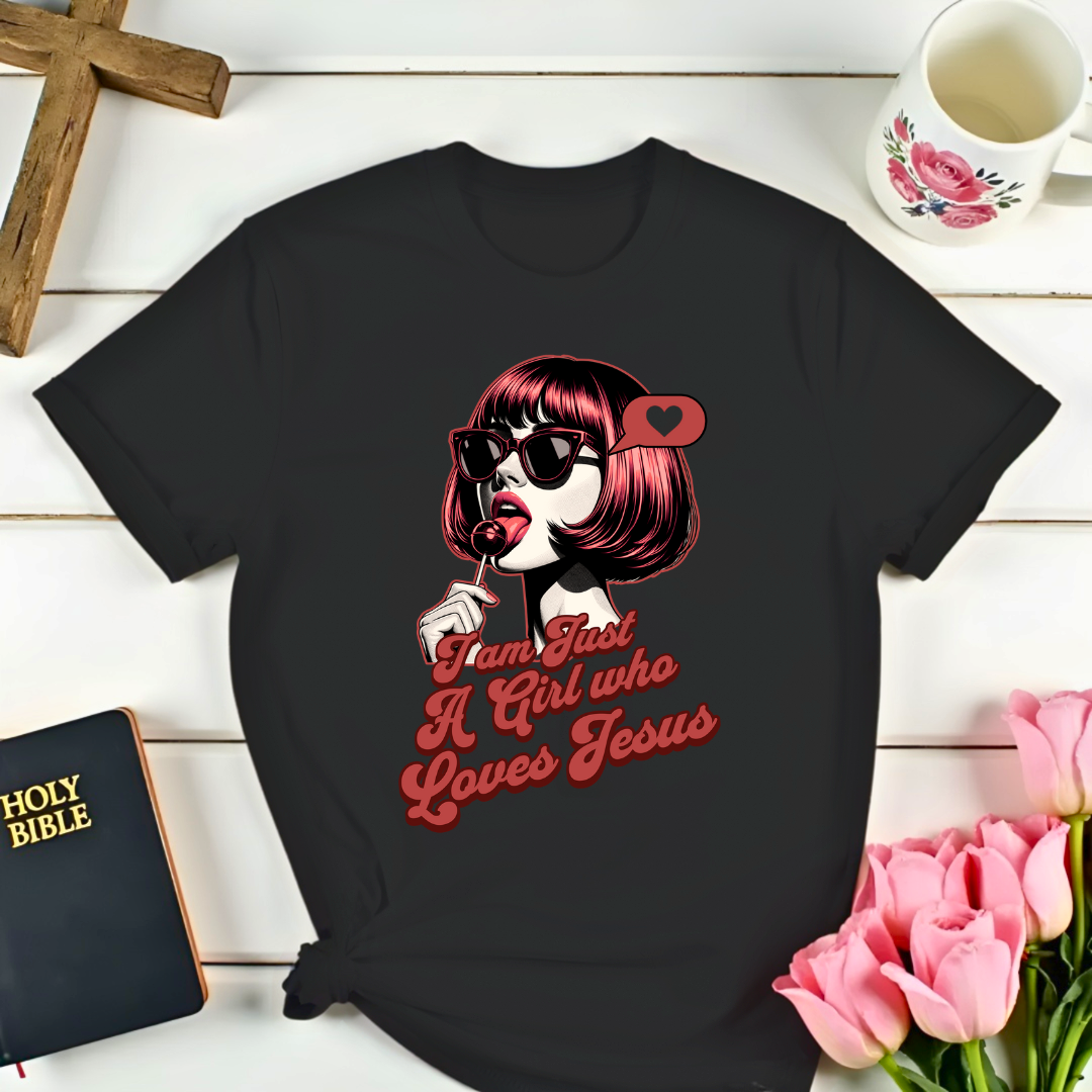 Lollipop Girl For Jesus T-Shirt