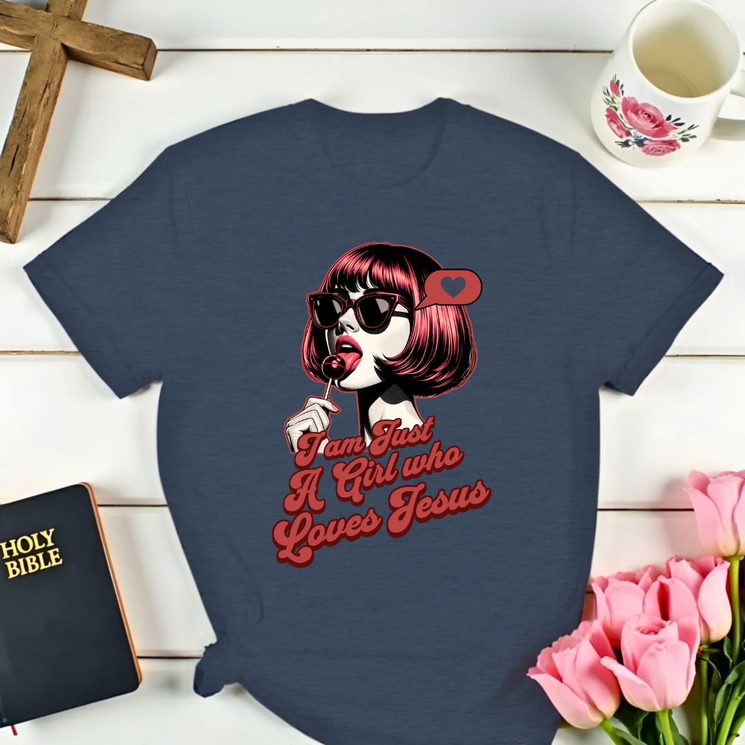 Lollipop Girl For Jesus T-Shirt