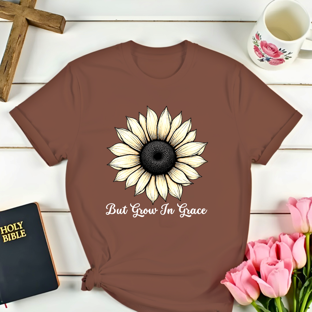 Elegant Sunflower T-Shirt Kozzyco