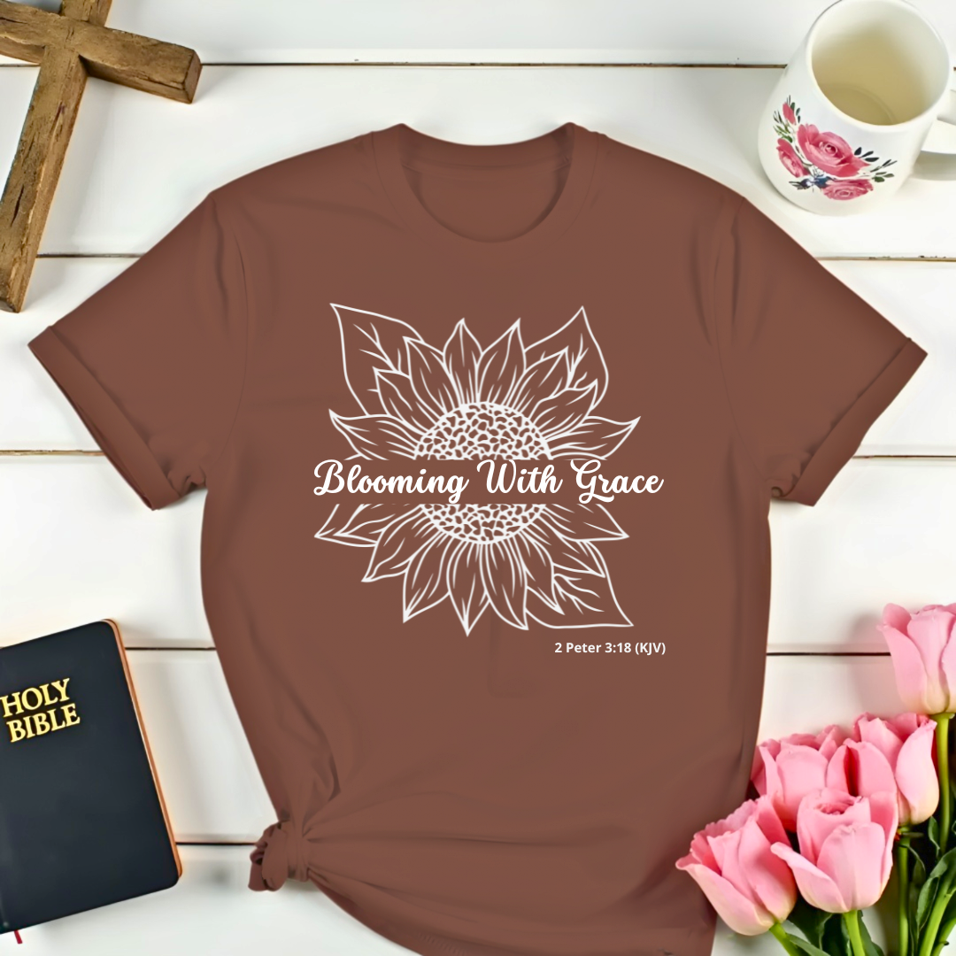 Blooming Sunflower T-Shirt Kozzyco