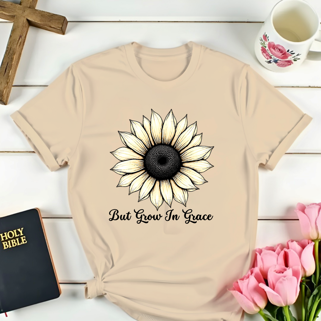 Elegant Sunflower T-Shirt Kozzyco