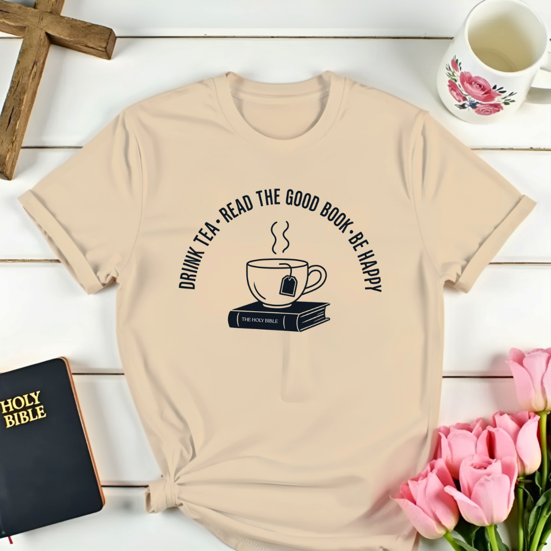 Drink & Read The Good Book T-Shirt