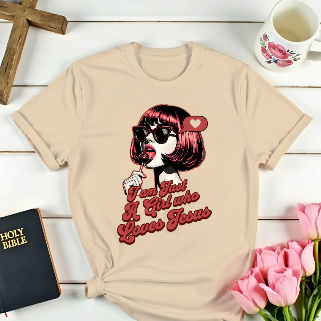 Lollipop Girl For Jesus T-Shirt