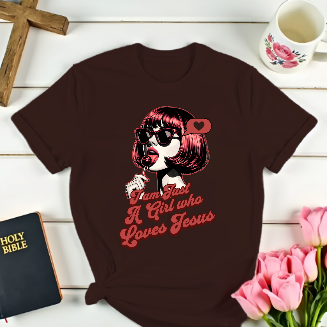 Lollipop Girl For Jesus T-Shirt