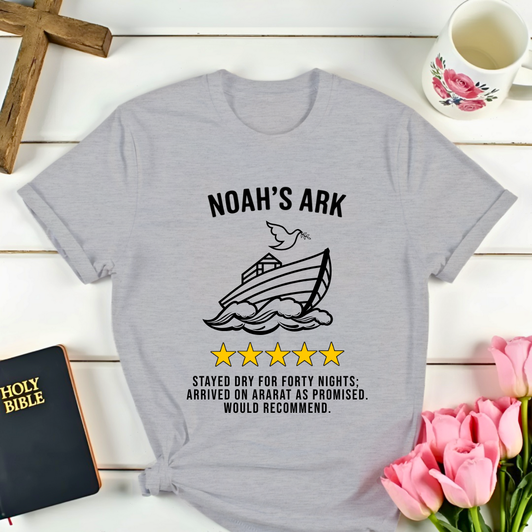 Noah's Ark 5 Stars Review T-Shirt