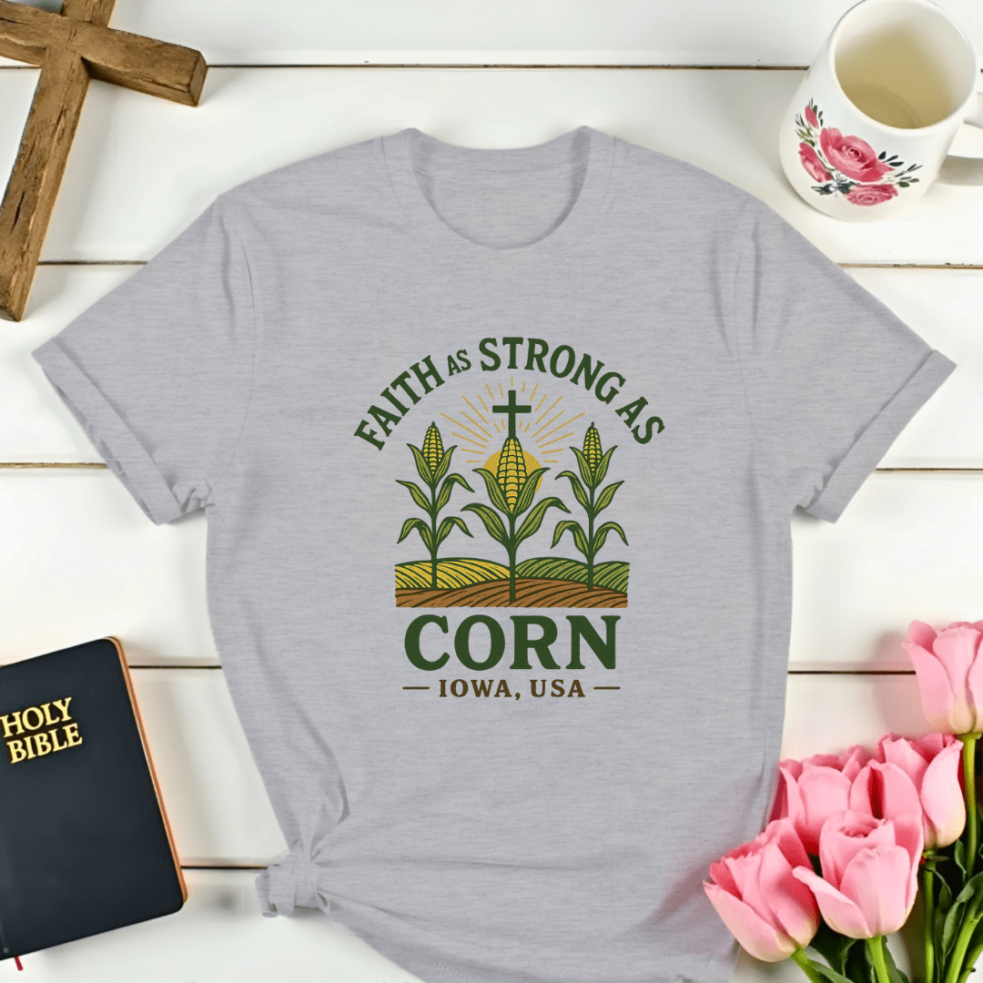 Faith As Strong As Corn T-Shirt
