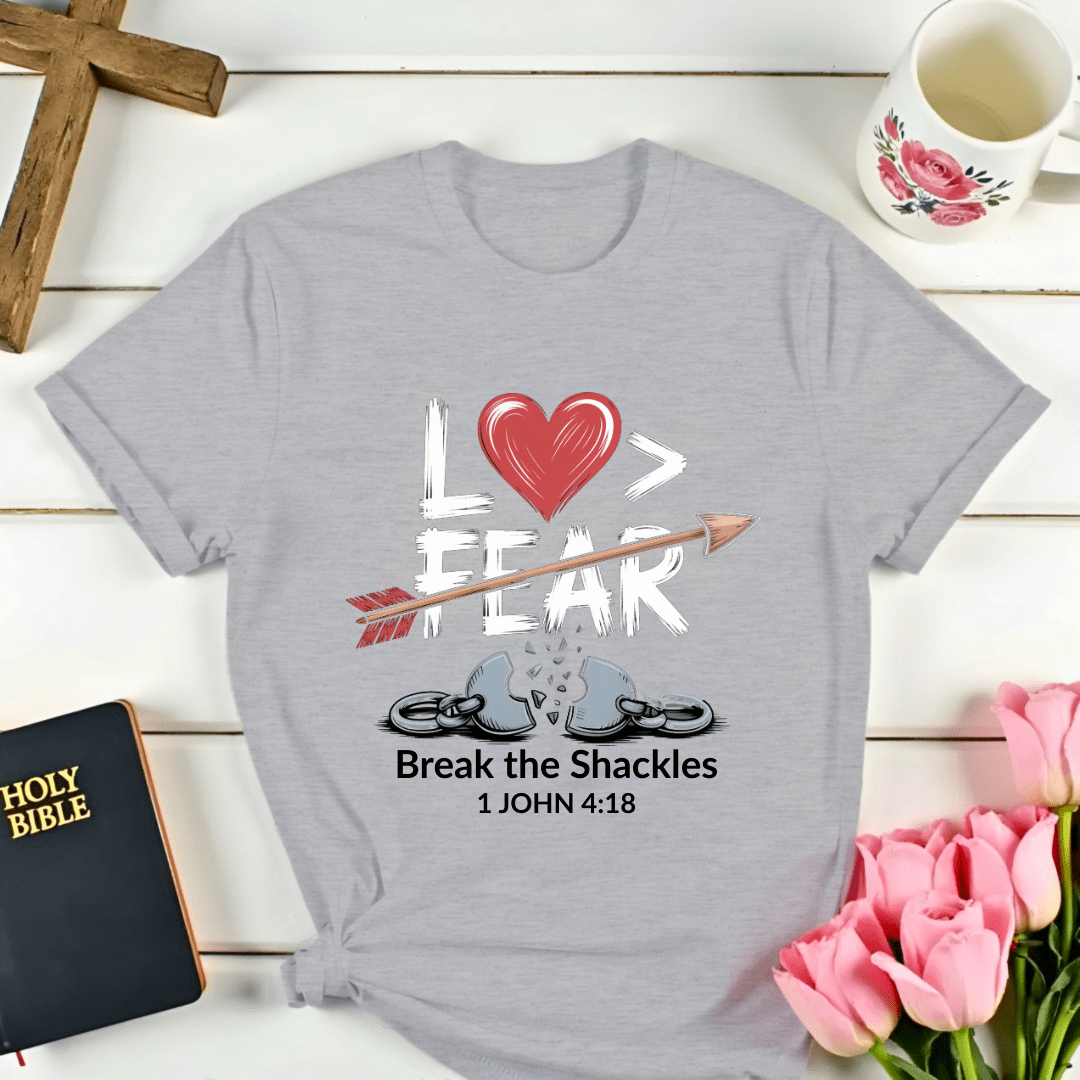 Love Greater Than Fear T-Shirt - Kozzy Co