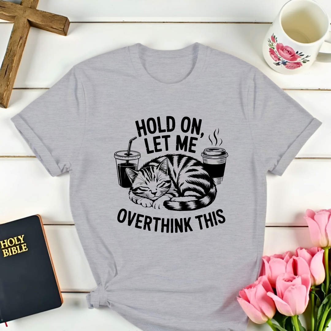 Overthinking Cat T-Shirt