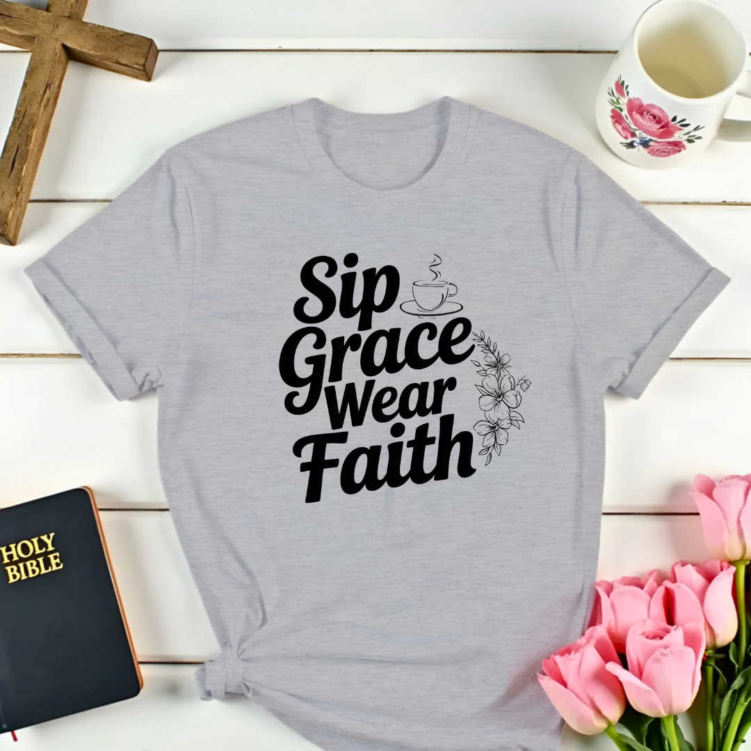 Sip Grace Wear Faith T-Shirt