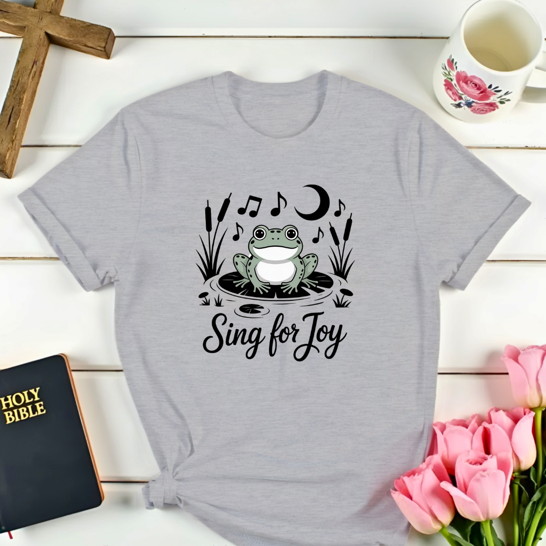 Sing For Joy Frog T-Shirt