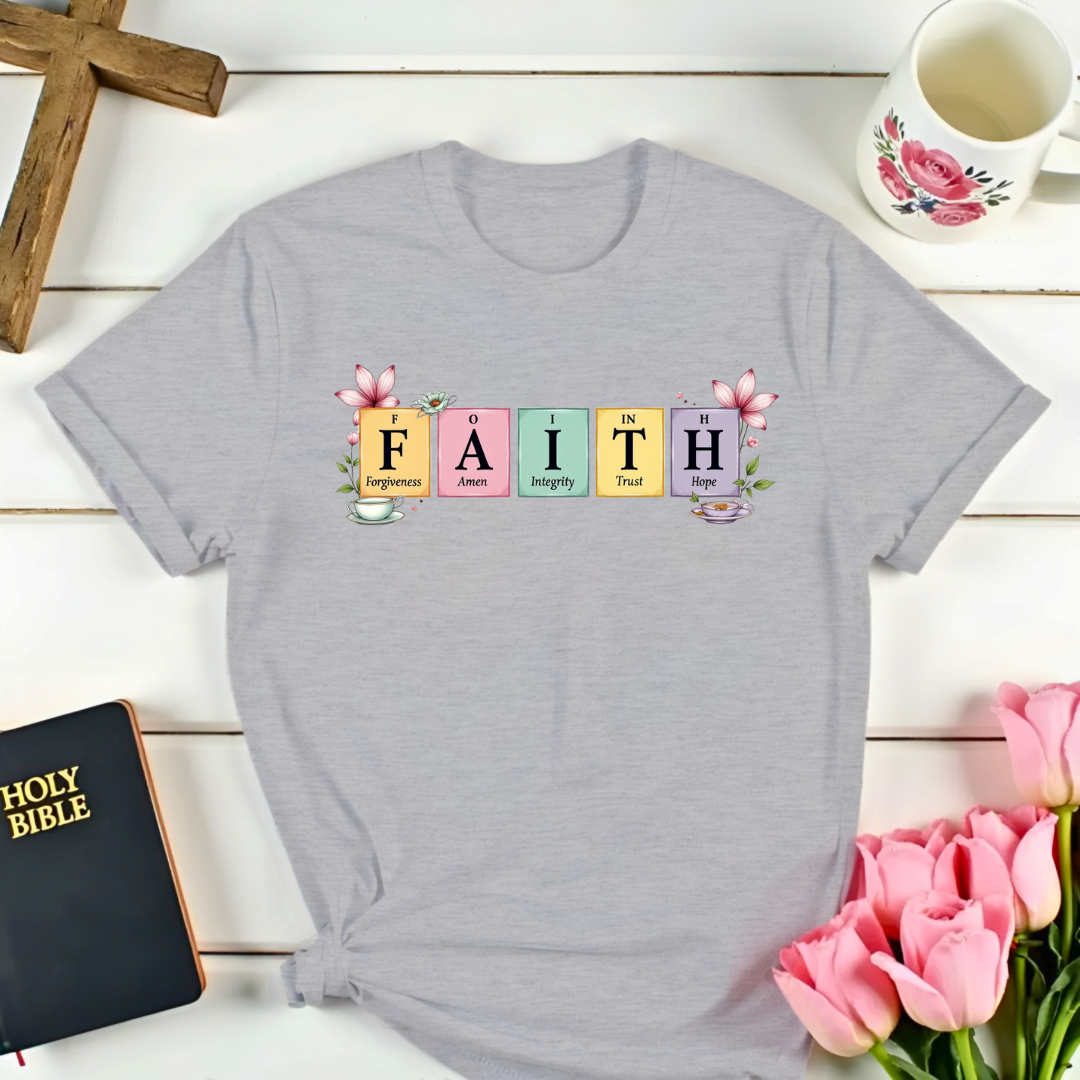 Faith Table of Elements T-Shirt