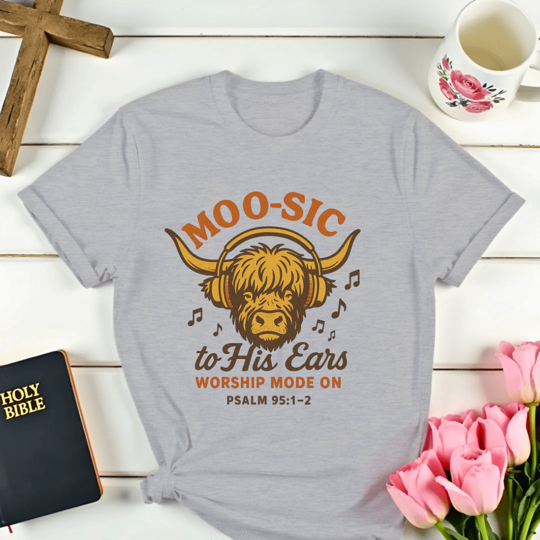 Moo-sic To HIS Ear T-Shirt