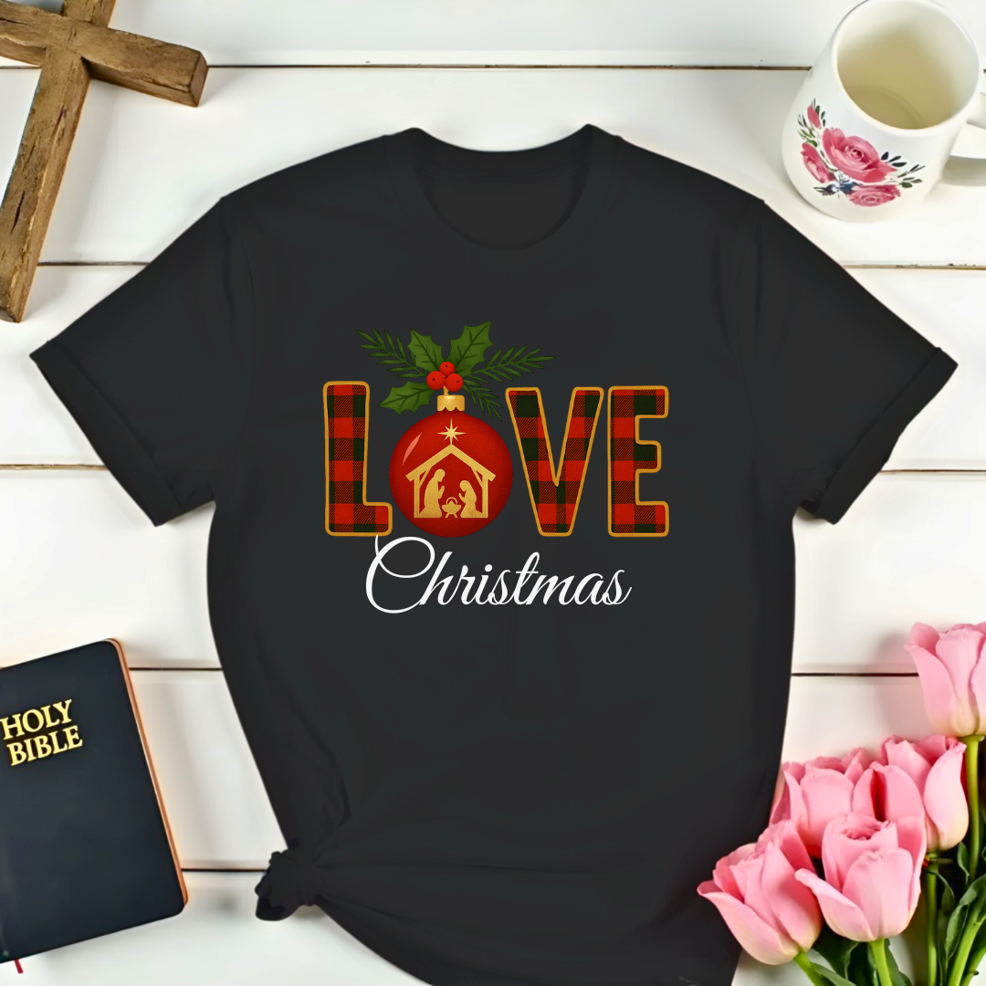 Love Christmas Nativity T-Shirt
