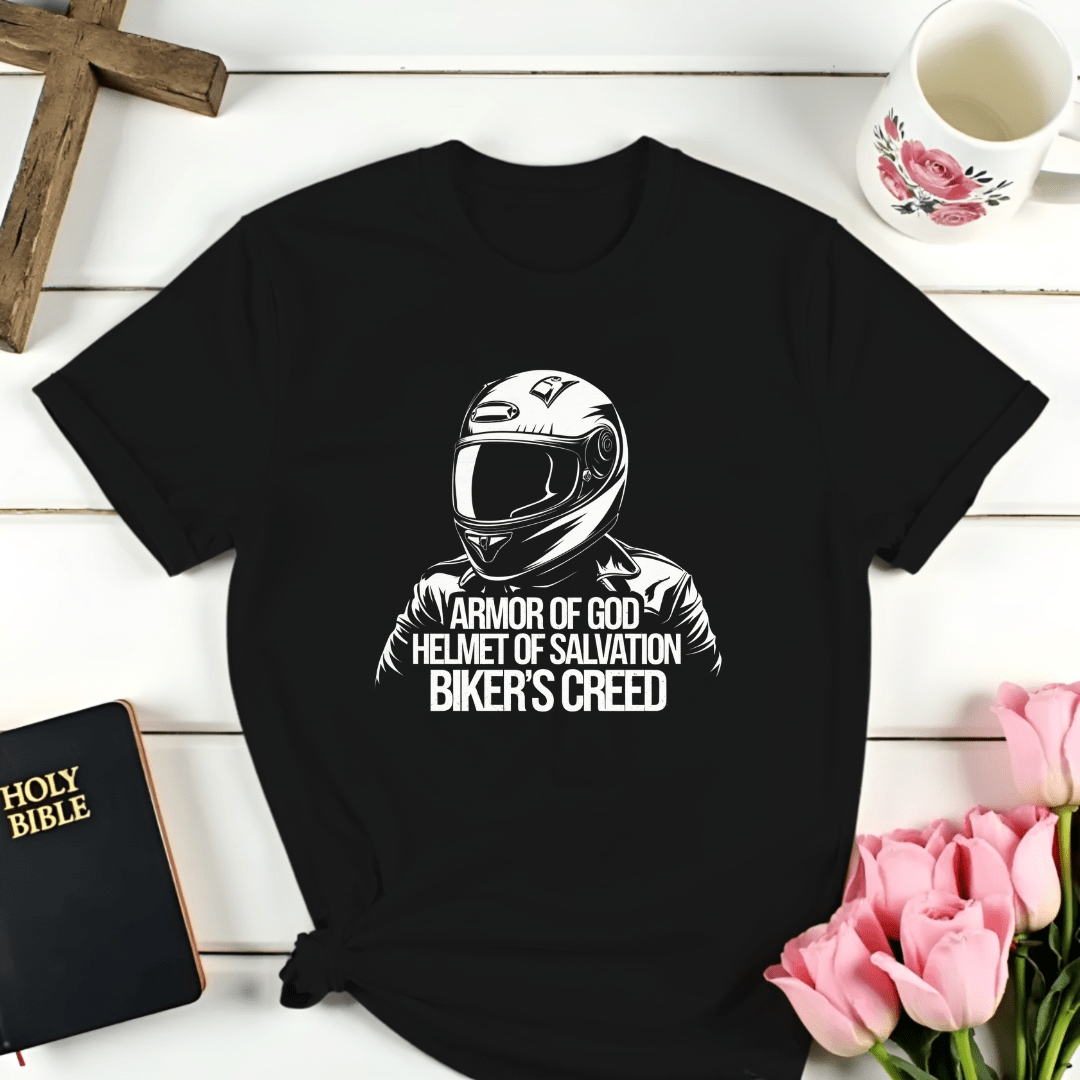 Biker Armor Of God T-Shirt