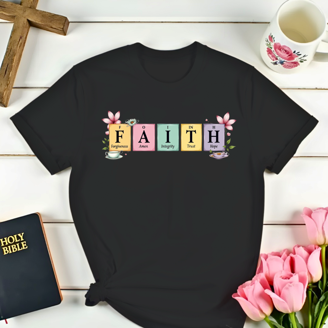Faith Table of Elements T-Shirt