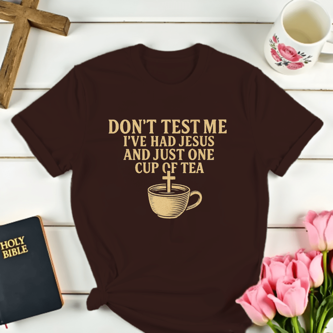 Jesus And A Cup Of Tea T-Shirt