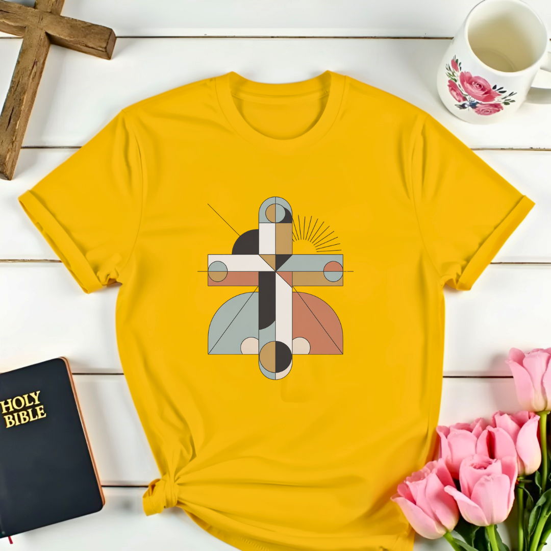 Geometric Cross T-Shirt